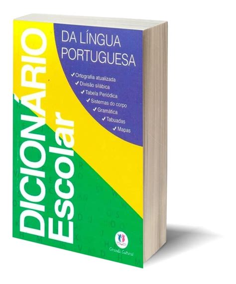 Dicionário Escolar Língua Portuguesa 35000 Verbetes 528pg R 2040