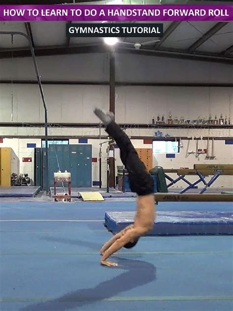 Gymnastics Handstand Forward Roll