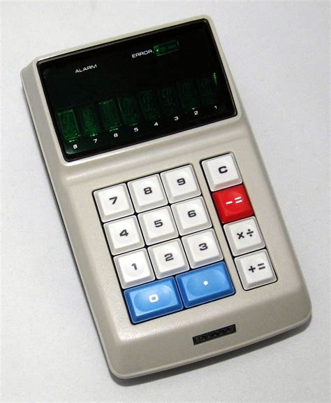 Vintage Sharp Electronic Handheld Calculator Model El 8 4 Function 8 Digit Vacuum Fluorescent