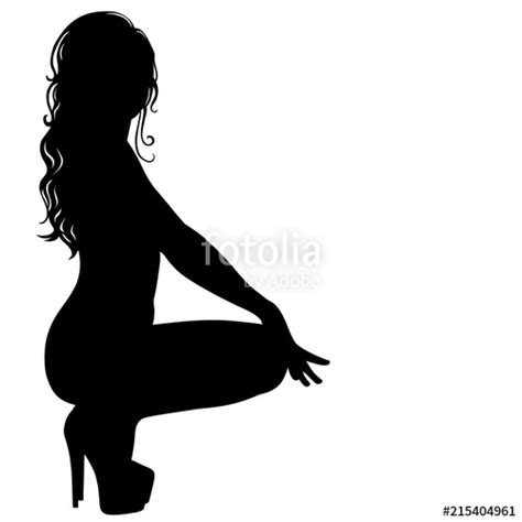 Pin Up Girl Silhouette Vector At Collection Of Pin Up