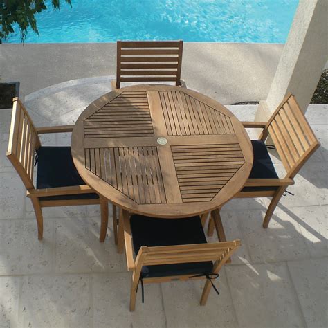 Shop curated dining sets that sell best through our stores. 47" Sailor Folding Teak Table | Patio dining set, Teak ...