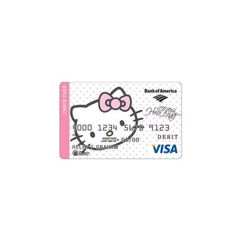 Communication (nfc) technology for making payment by tapping/waving the debit card over a secured reader. Design Luuux | Bank of america card, Design, Hello kitty