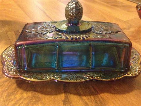 Carnival Glass Butter Dish Collectors Weekly