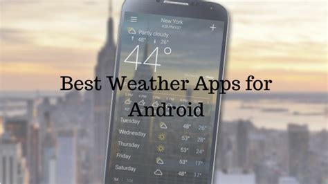 6 Best Weather Apps For Android 2020 Techtiptrick Android