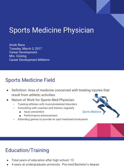 Sports medicine is about learning to live an active, healthy lifestyle by improving performance, preventing and treating injuries, and developing a lifelong you might not think you're an athlete if you don't play a professional sport. Sports Medicine Definition | Examples and Forms