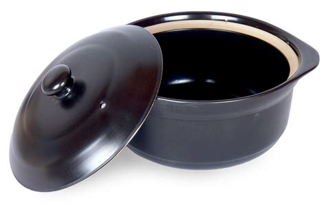 Bamboo trays help keep the table clean. Flameproof Ceramic Clay Pot Donabe Cookware