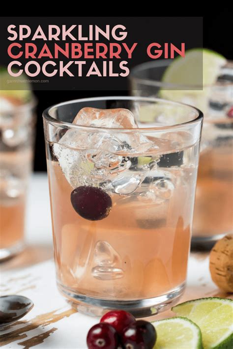 This Seasonal Cranberry Gin Cocktail Recipe Is Made With