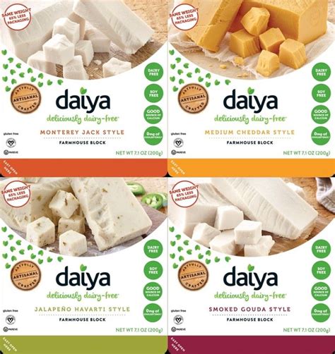Daiya Cheeze Blocks Reviews Info Dairy Free Hard Cheese Allergy