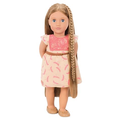 Buy Our Generation Doll By Battat Portia 18” Non Posable Hair Play Fashion Doll For Ages 3 And