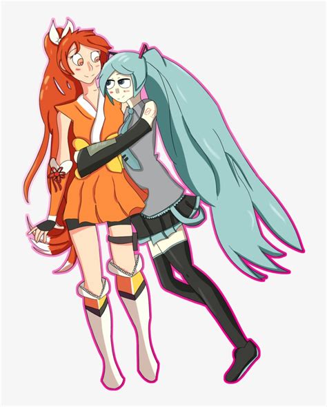 Crunchyroll Hime And Her Hatsune Miku By Jackgaughan Crunchyroll Hime X Miku Transparent Png