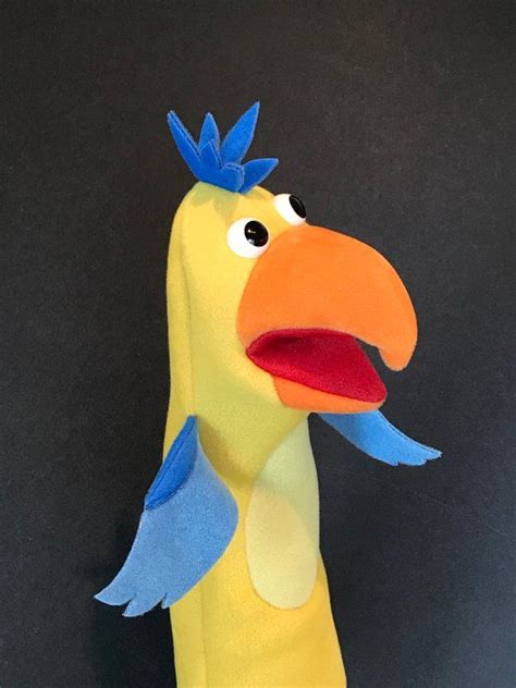 Little Genius Parrot Hand Puppet In 2021 Puppets Diy Hand Puppets