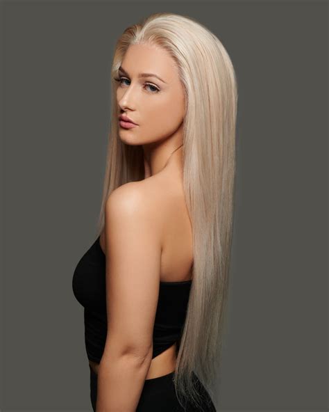 Platinum Blonde Human Hair Wig Platinum Blonde Human Hair Wigs 100