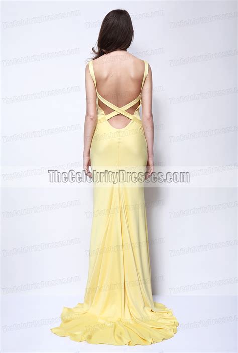Moved down on the best james bond movie theme. Kate Hudson Yellow Evening Prom Dress in How to Lose a Guy ...