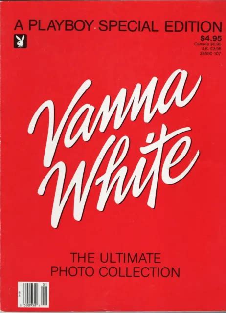 USA PLAYBOY MAGAZINE 1987 Photo Collection Vanna White Excellent