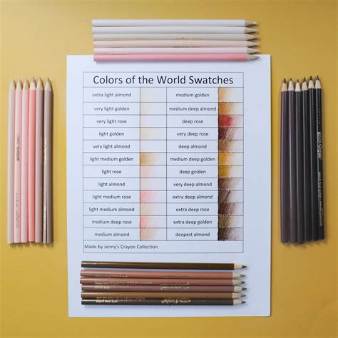 24 Crayola Colors Of The World Colored Pencils Jennys Crayon Collection