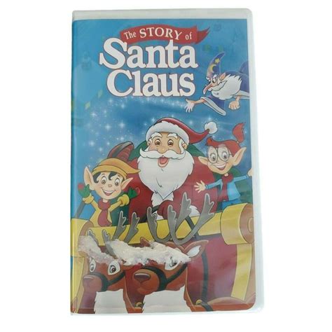 The Story Of Santa Claus Vhs Vcr Video Tape Christmas Holiday Movie Cbs