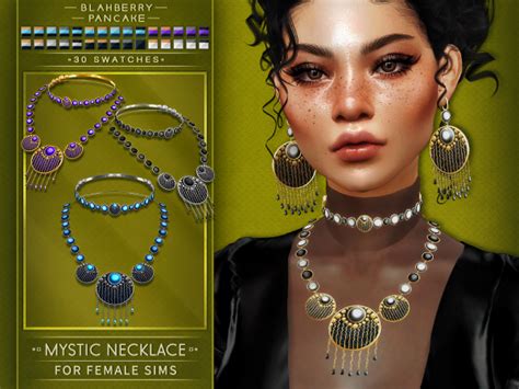 Blahberry Pancake Mystic Necklace The Sims 4 Download Simsfinds
