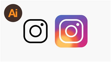 Learn How To Draw The 2016 Instagram Logo In Adobe Illustrator Dansky