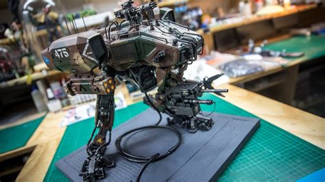 Weta Workshops Moose Attack Robot From Chappie Youtube