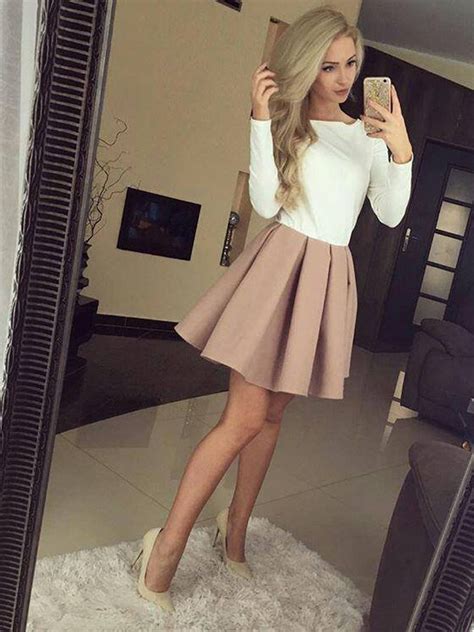 Suki2links I ️ Her Lovely Skirt And High Heels She Has Beautiful