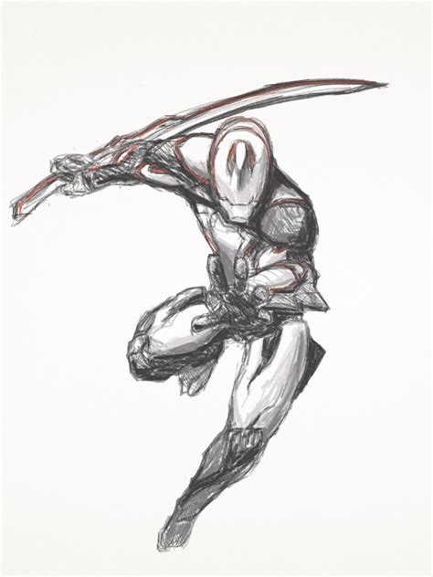Excalibur Warframe Art Character Art Sci Fi Concept Art