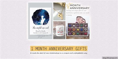 26 Amazing Ts To Celebrate Your 1 Month Anniversary 365canvas Blog