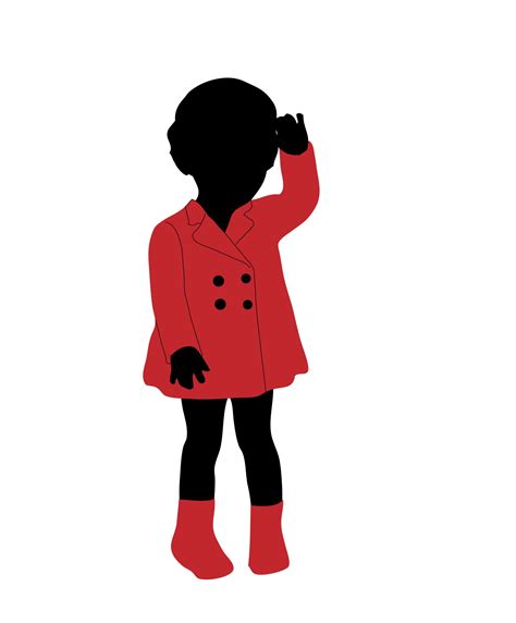 Child Black Silhouette Girl Free Stock Photo Public Domain Pictures