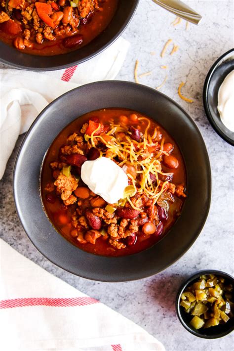 Instant Pot Ground Turkey Chili The Culinary Compass