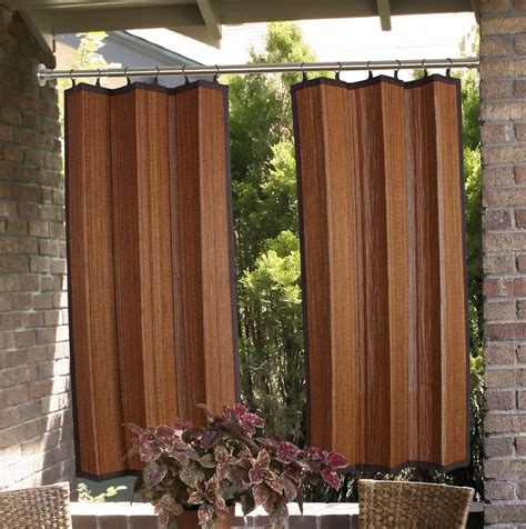 Outdoor Curtains For Patio Pro Space Privacy Outdoor Single Window