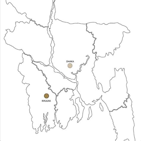 Location Map Of Khulna City In Bangladesh Download Scientific Diagram