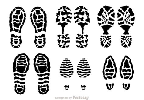 Boot Print Vector At Getdrawings Free Download