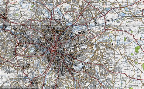 Historic Ordnance Survey Map Of Birmingham 1946