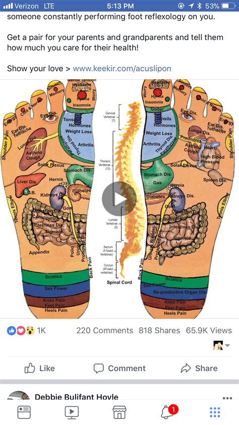 chinese foot reflexology chart