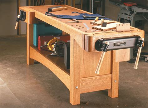 Of ron's projects unity show the basic design of my. Twin-Screw Workbench | Woodworking Project | Woodsmith Plans