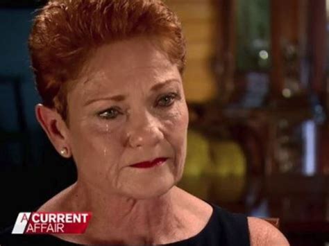 Pauline Hanson Weeps Over String Of Betrayals By Her Men The Courier Mail