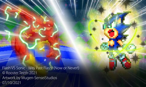 Flash Vs Sonic Way Past Flash Now Or Never By Mugen Senseistudios