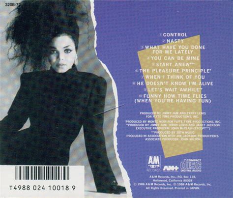 Janet Jackson Control Album Art