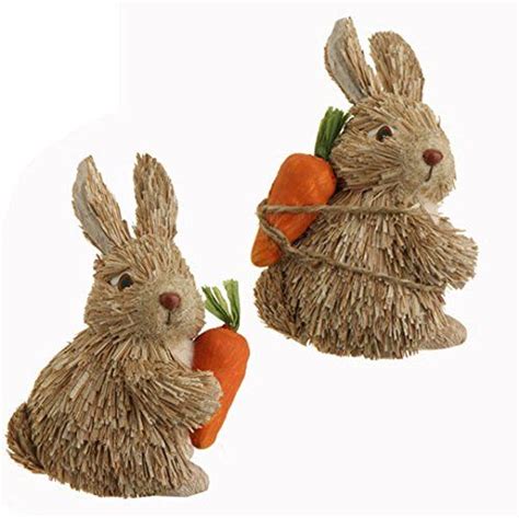 Raz Imports Spring Easter Bunny 5 Rabbit With Carrot On Back Sold