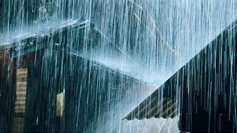 Fall Asleep Fast In Minutes With Torrential Rain On Tin Roof