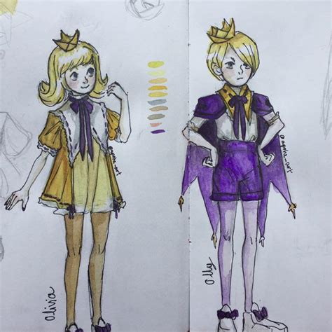 King Olly And Olivia Me Watercolors 2020 Rfanart