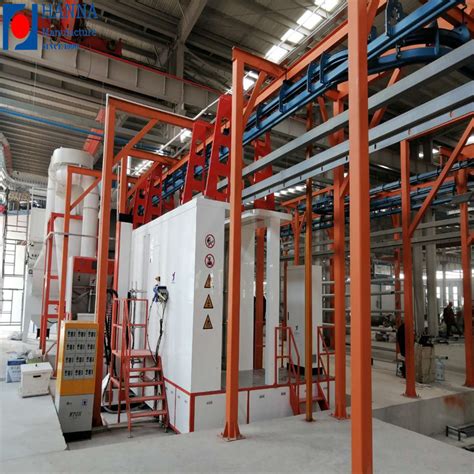 Industrial Powder Coating Line With Automatic Conveyor System China