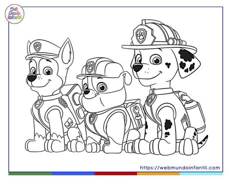 Dibujos De La Patrulla Canina Para Colorear E Imprimir