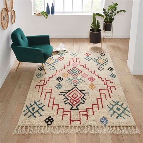 Tapis Style Berbère En Laine Adza Rugs On Carpet Rug Styles Berber