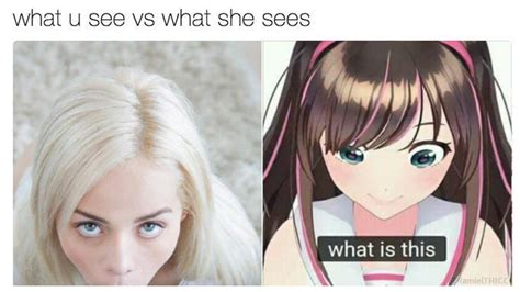 Mwah? | What You See vs. What She Sees | Know Your Meme