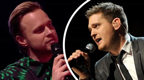 Watch Olly Murs Show Off His Spot On Michael Bublé Impression On The Voice Uk Singing Smooth