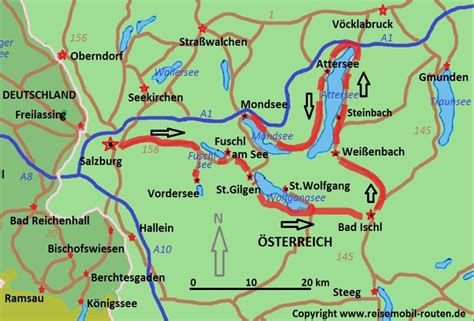 Österreich Route 1 Tour Durch Das Salzkammergut Auf Reisemobil Routende