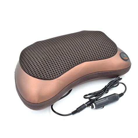 Far Infrared Neck Massager Vibration Kneading Car Magnetism Therapy Massager Pillow Cervical