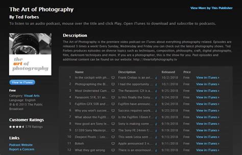 Forbes Itunes Episodes Premiere Art Photography Podcasts