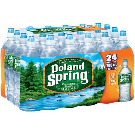 Poland Spring 100 Natural Spring Water 24 237 Fl Oz Bottles