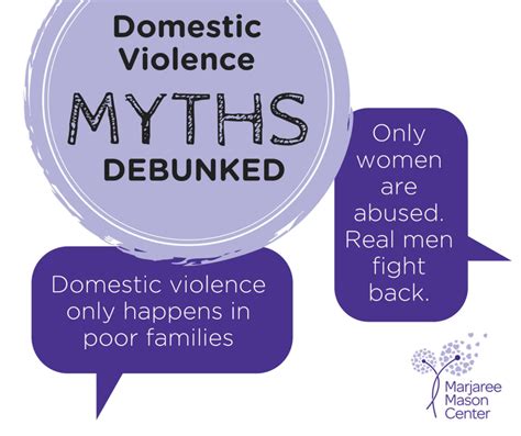 common domestic violence myths debunked marjaree mason center